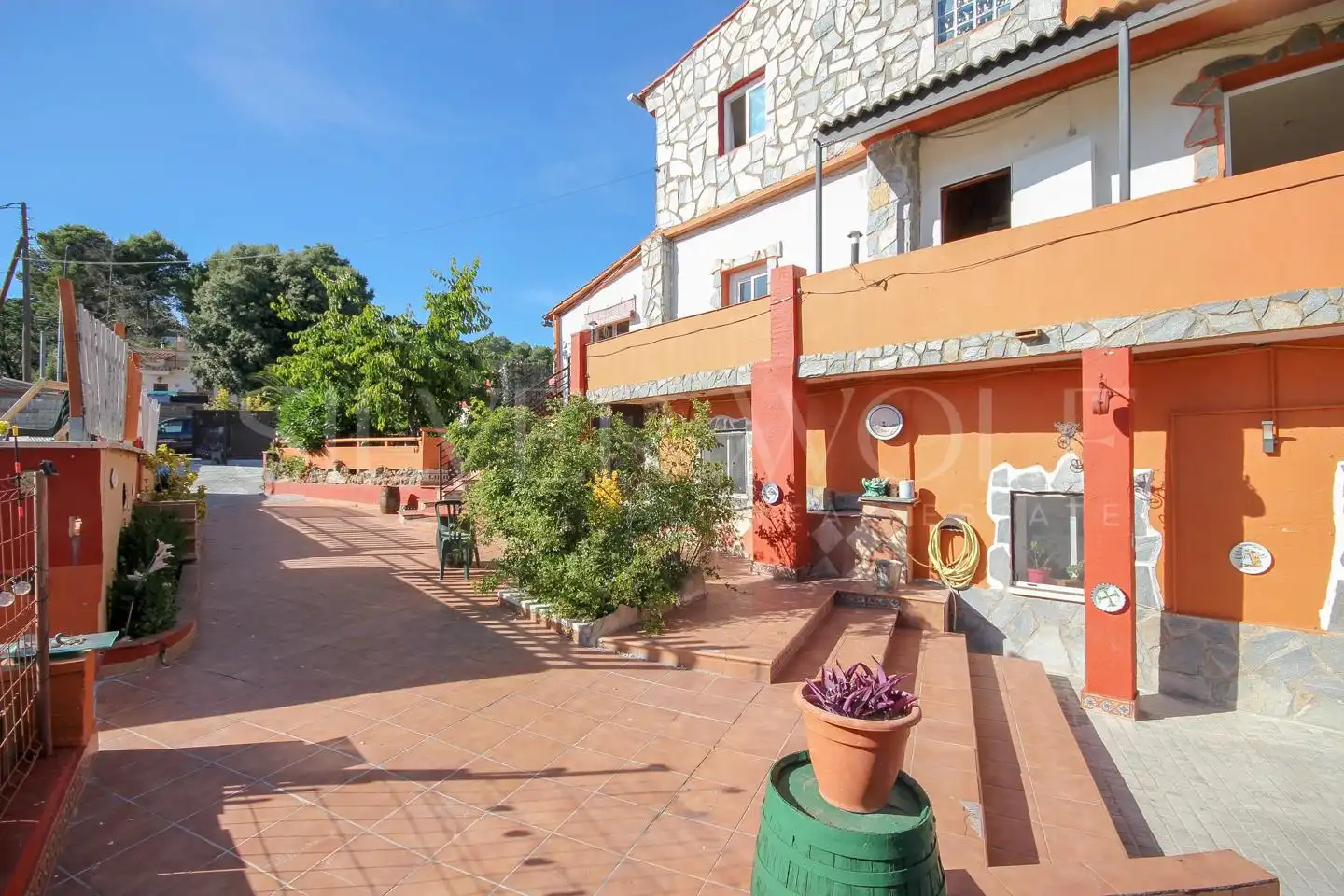 Vista exterior de Casa o xalet en venda en Pontons amb Jardí privat, Terrassa i Traster