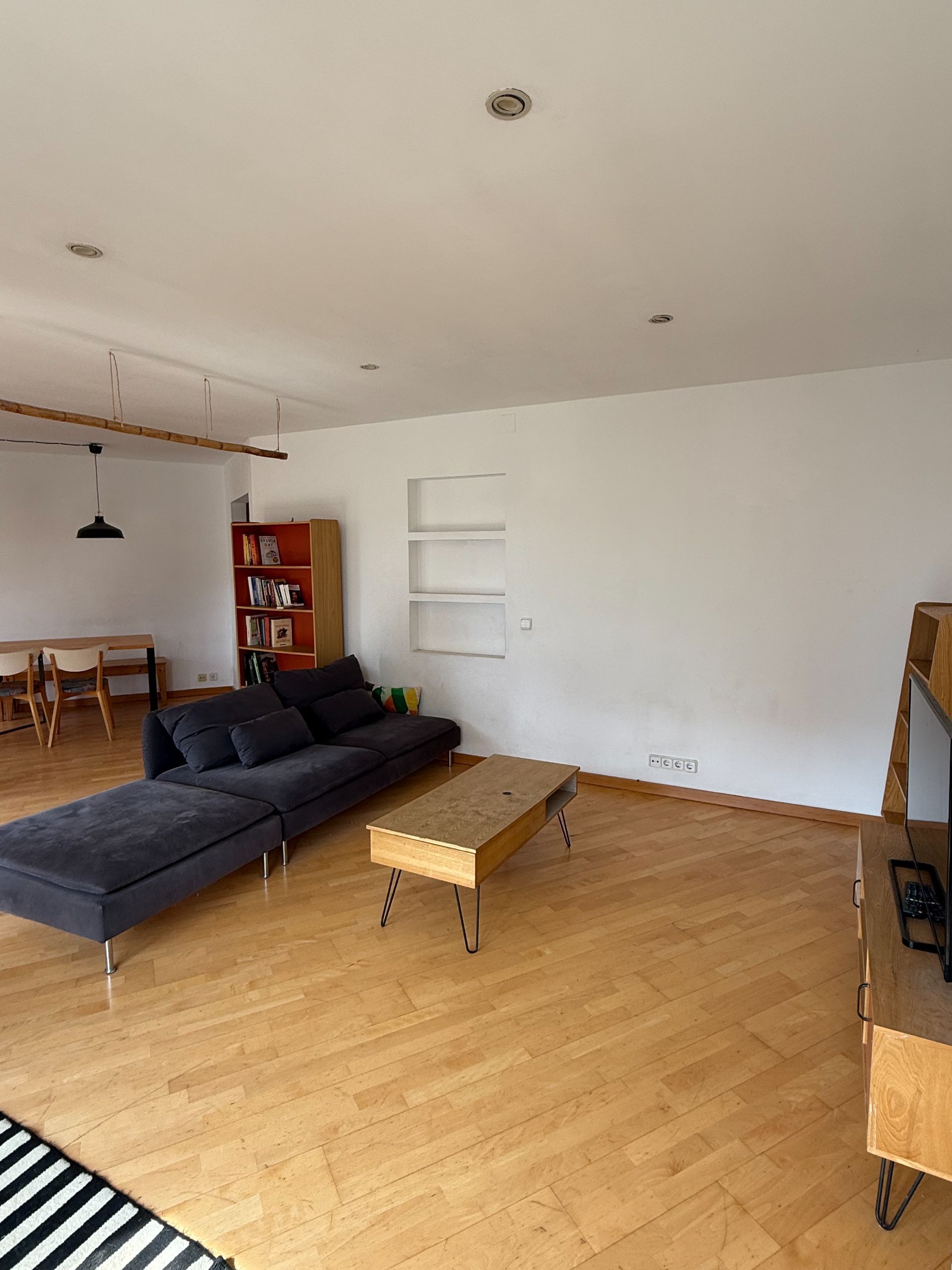 Sala d'estar de Pis en venda en  Lleida Capital amb Aire condicionat, Calefacció i Moblat