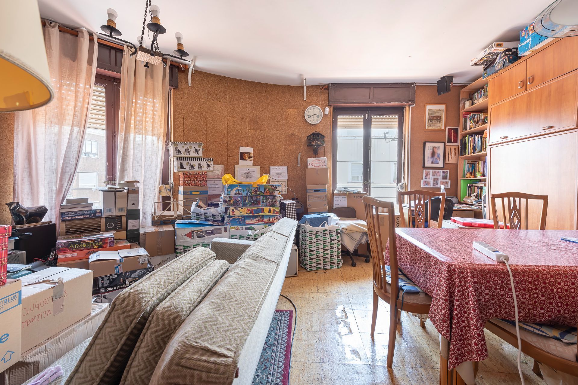 Living room of Flat for sale in  Madrid Capital  with Heating and Terrace