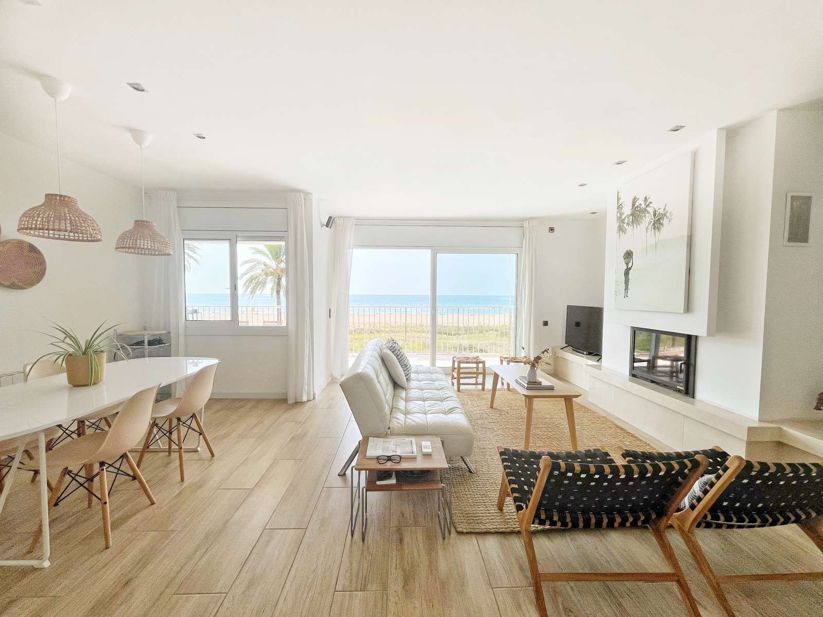 Sala d'estar de Apartament per a compartir en Castelldefels amb Aire condicionat, Calefacció i Terrassa