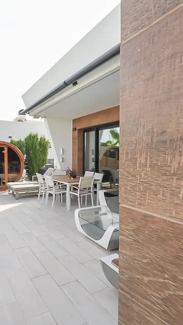 Terrassa de Casa o xalet de lloguer en Finestrat amb Aire condicionat, Calefacció i Jardí privat