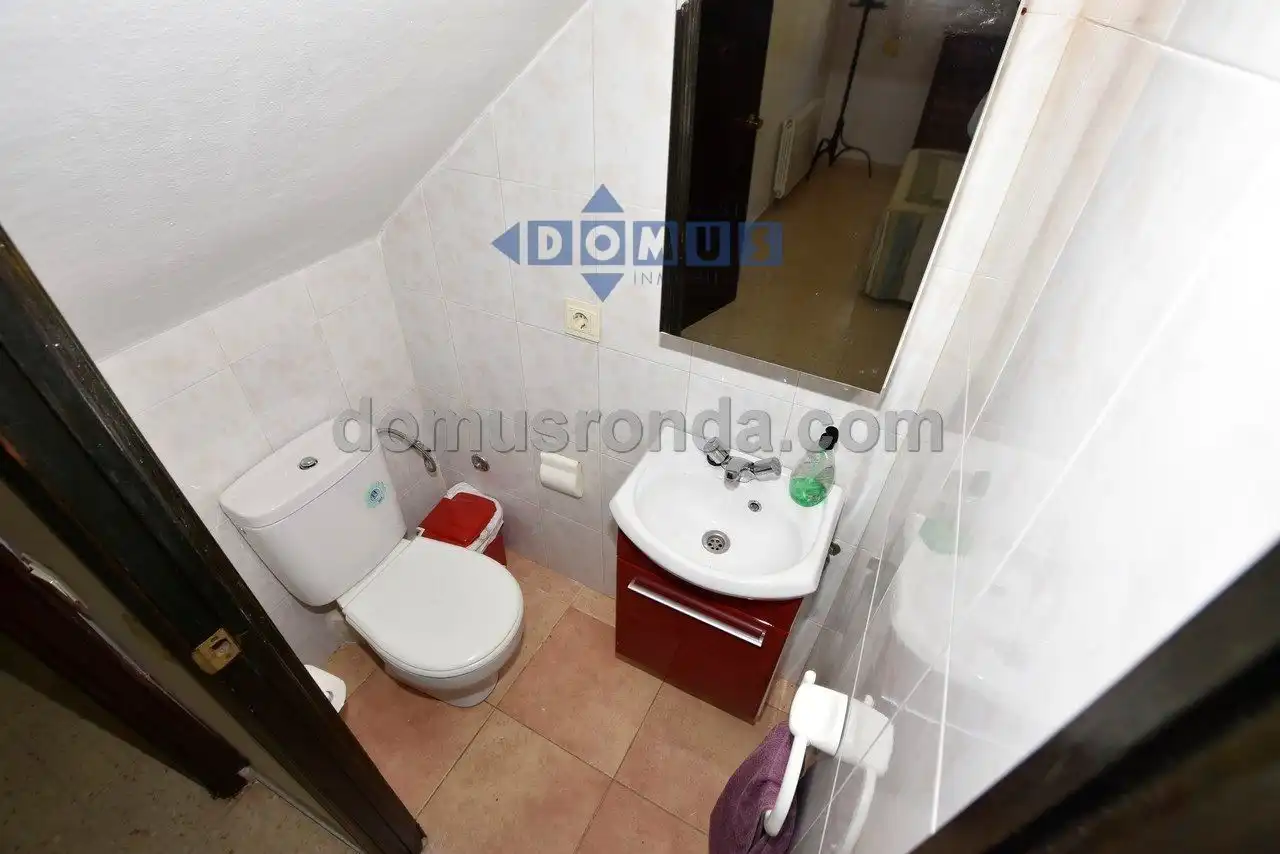 Baño de Finca rústica de alquiler en Ronda con Aire acondicionado, Calefacción y Trastero