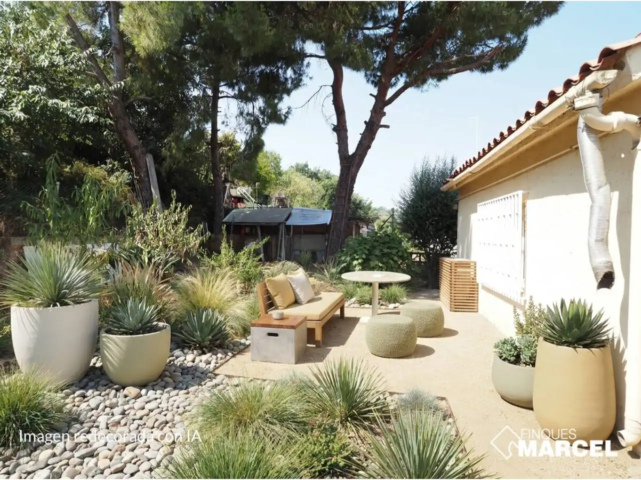 Terrassa de Casa o xalet en venda en Granollers amb Calefacció, Jardí privat i Terrassa