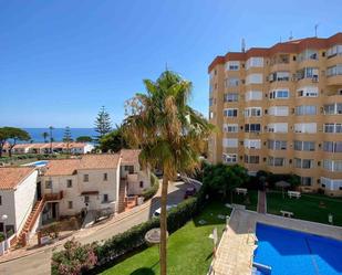 Exterior view of Study to rent in Mijas  with Air Conditioner, Terrace and Community pool