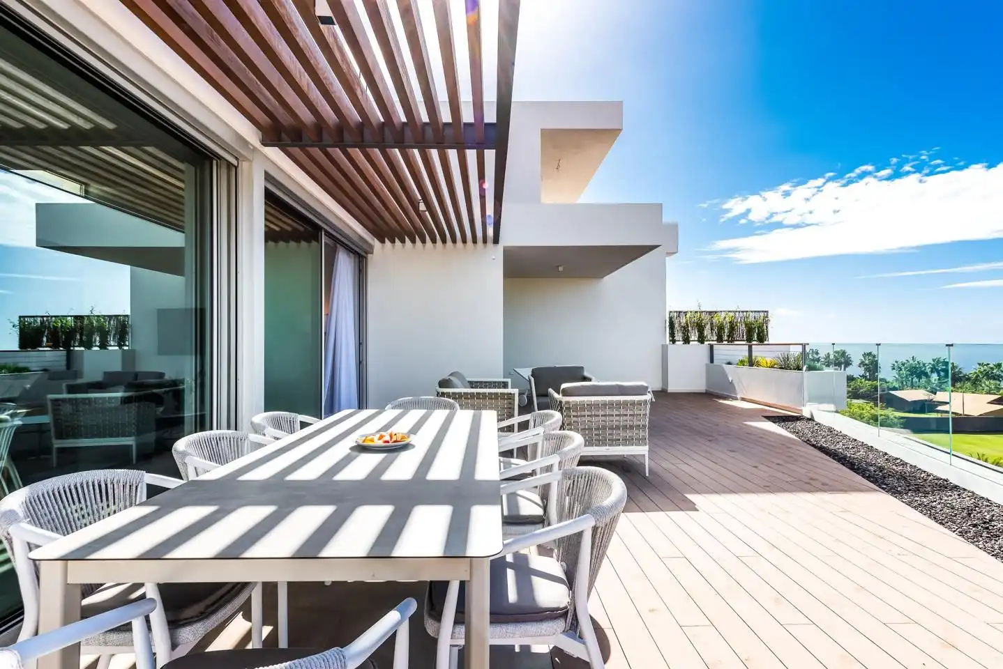 Terrassa de Casa o xalet en venda en Guía de Isora amb Aire condicionat, Jardí privat i Terrassa