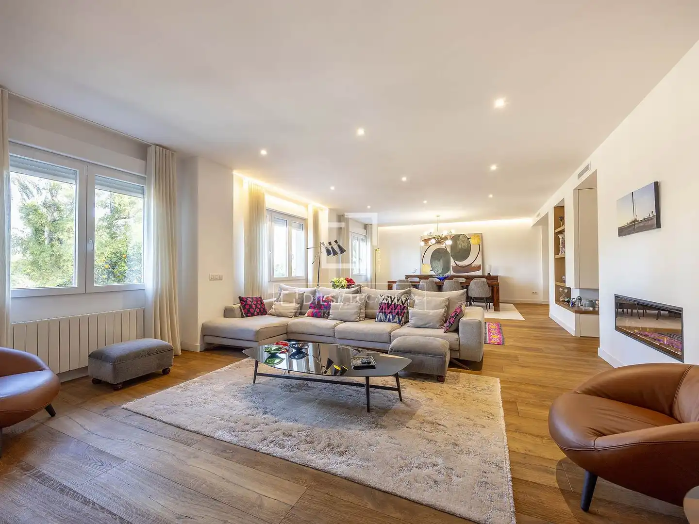Sala de estar de Piso en venta en Valencia con Aire acondicionado, Calefacción y Parquet