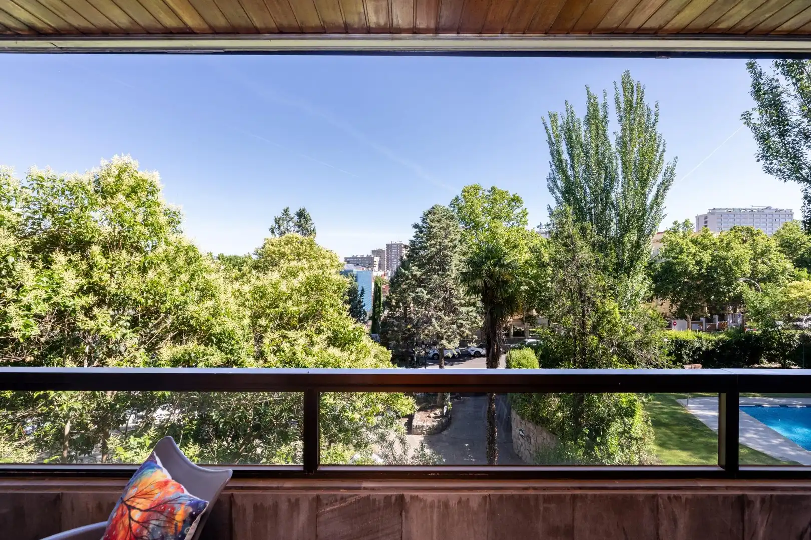 Terrasse von Wohnungen zur Miete in Madrid mit Klimaanlage, Privatgarten und Terrasse