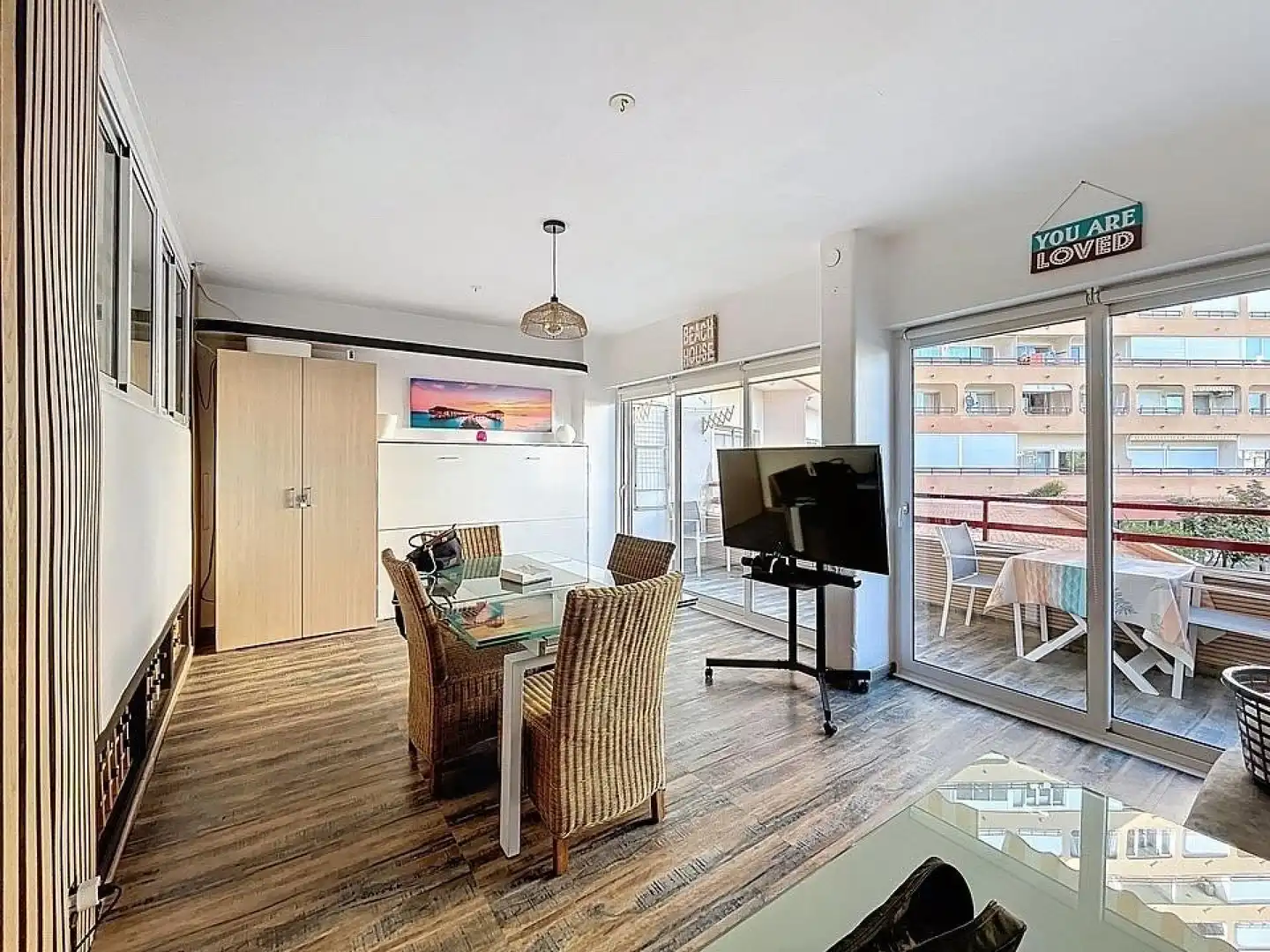 Dining room of Apartments for sale in Roses  with Air Conditioner, Heating and Balcony
