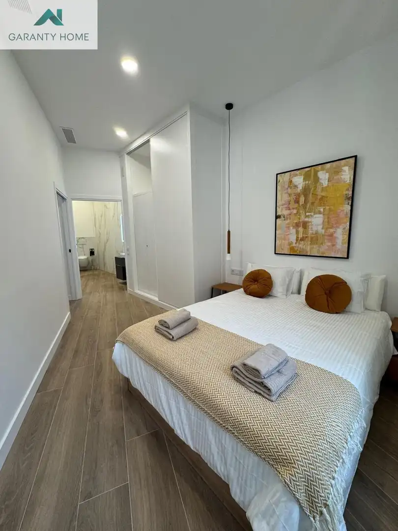 Schlafzimmer von Wohnung zur Miete in Nerja mit Klimaanlage, Heizung und Möbliert