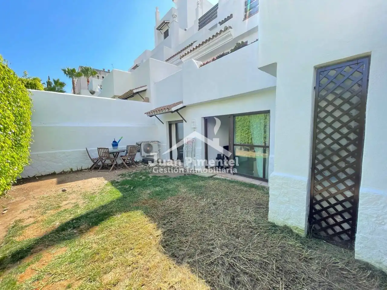 Garden of Apartments for sale in Estepona  with Air Conditioner, Private garden and Terrace