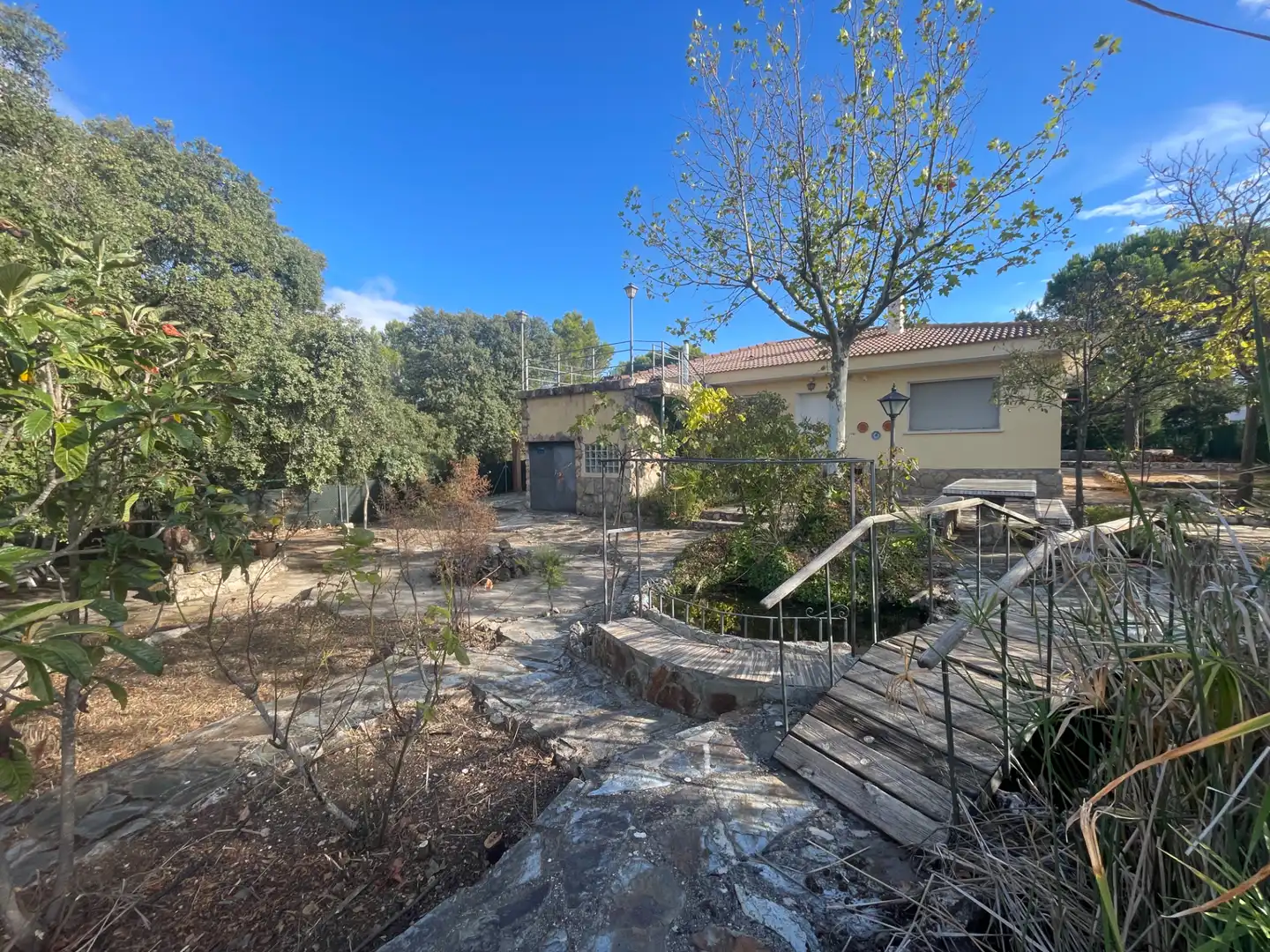 Vista exterior de Casa o chalet en venta en Albalate de Zorita con Calefacción, Jardín privado y Terraza