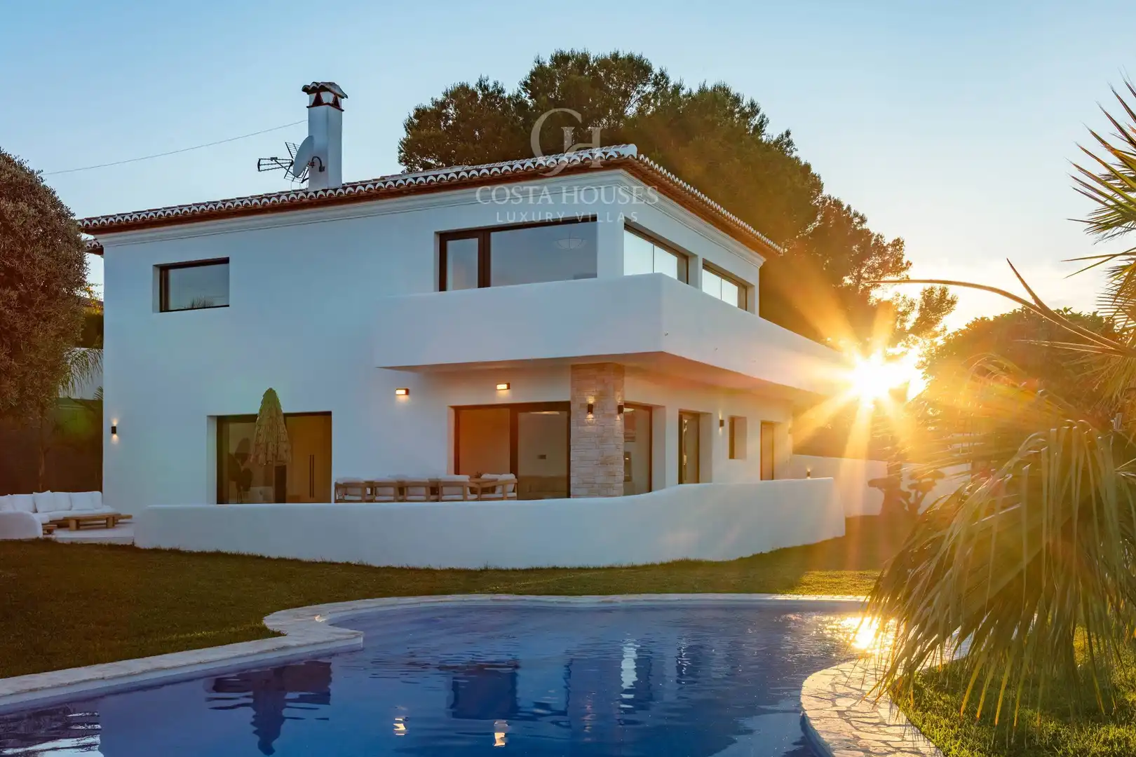 Garden of Houses for sale in Jávea / Xàbia  with Air Conditioner, Heating and Private garden