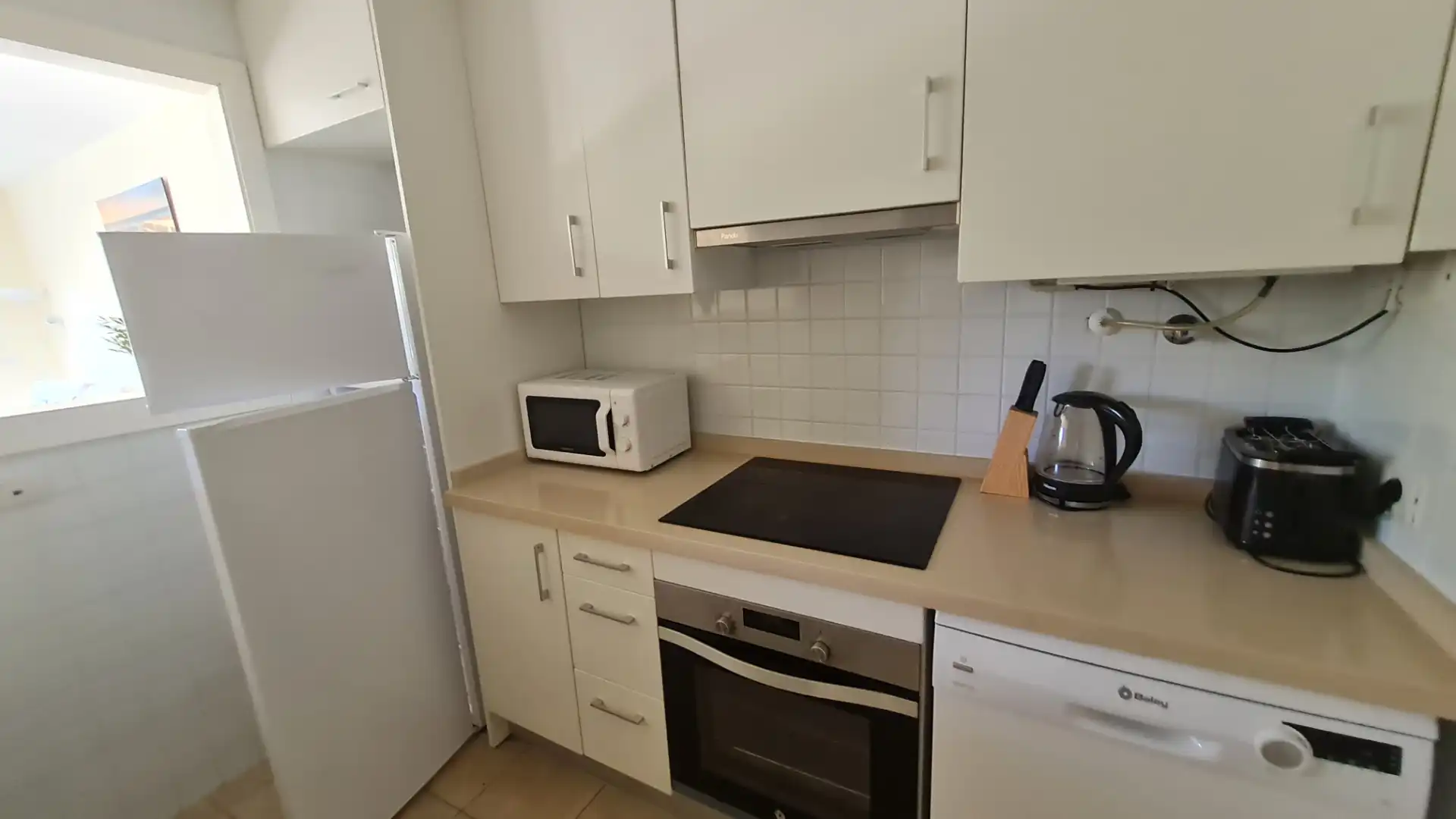 Cocina de Apartamento en venta en Murcia con Aire acondicionado, Calefacción y Jardín privado