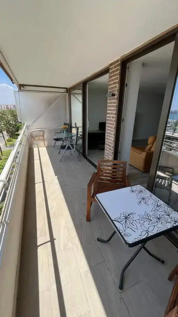 Terrasse von Wohnung zur Miete in Torrevieja mit Klimaanlage und Balkon