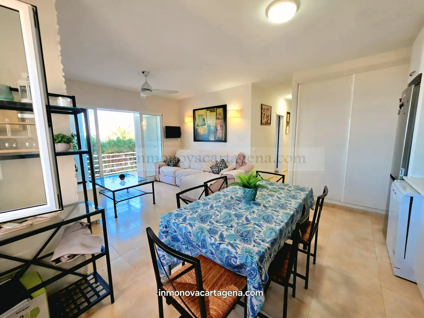 Sala de estar de Casa o chalet en venta en La Manga del Mar Menor con Aire acondicionado, Calefacción y Jardín privado