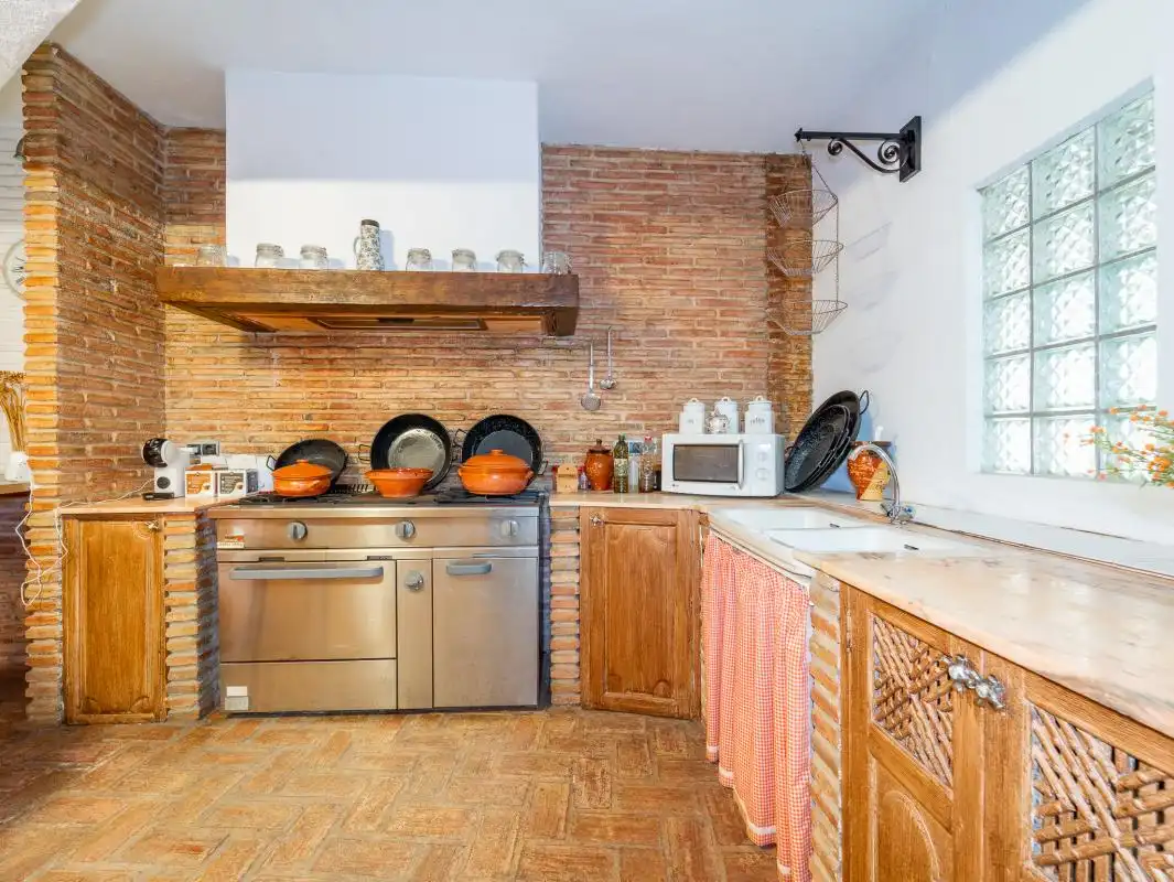 Kitchen of Flat for sale in Marbella  with Air Conditioner, Heating and Private garden