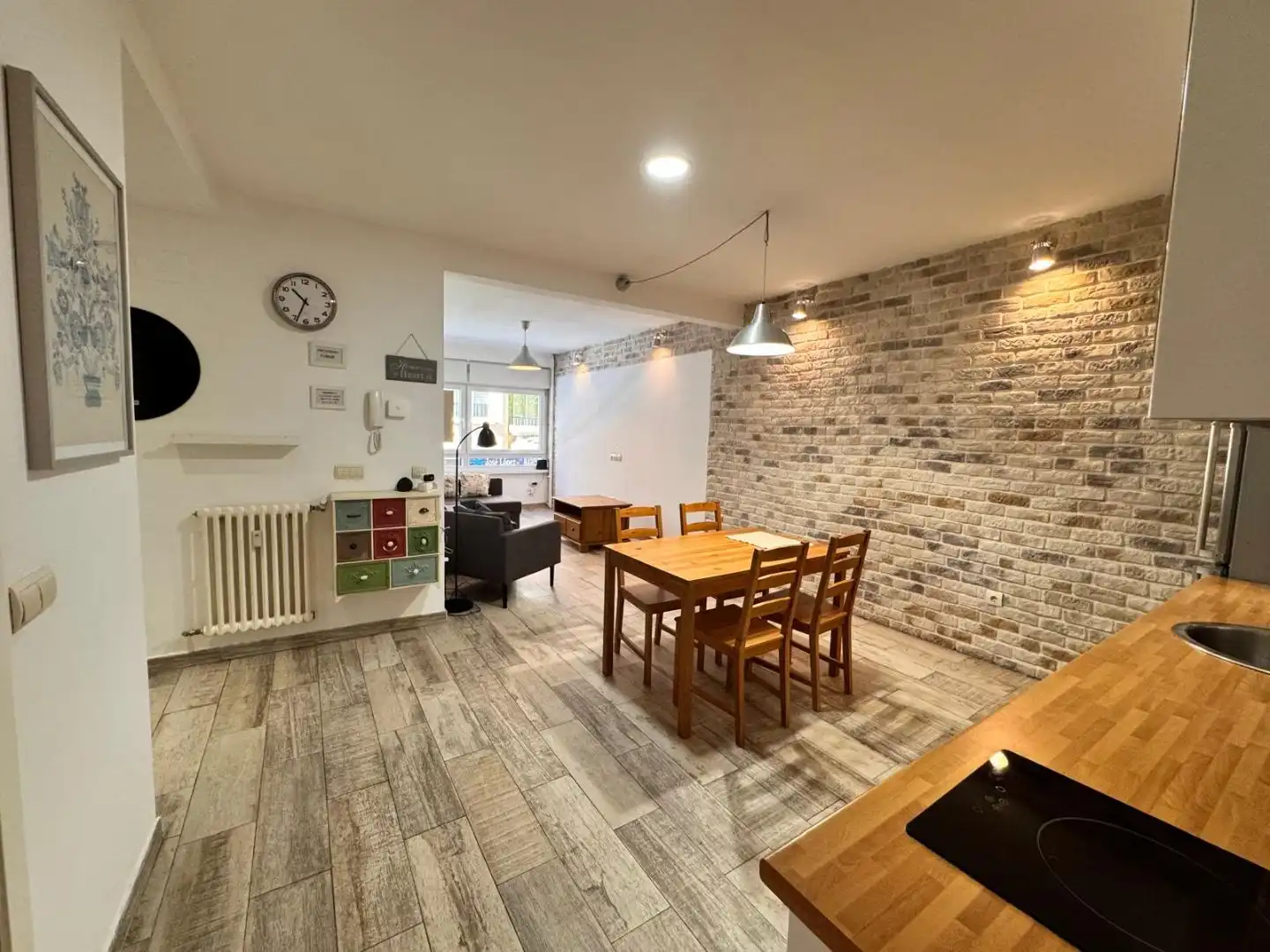 Küche von Wohnung zur Miete in Salamanca Capital mit Klimaanlage