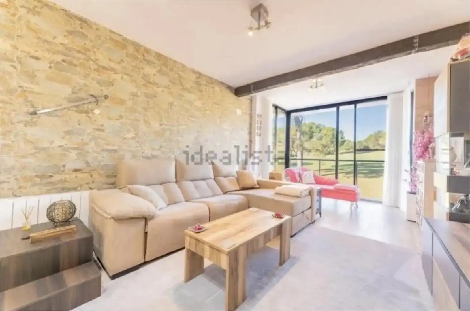 Sala d'estar de Pis en venda en Godelleta amb Aire condicionat, Jardí privat i Piscina