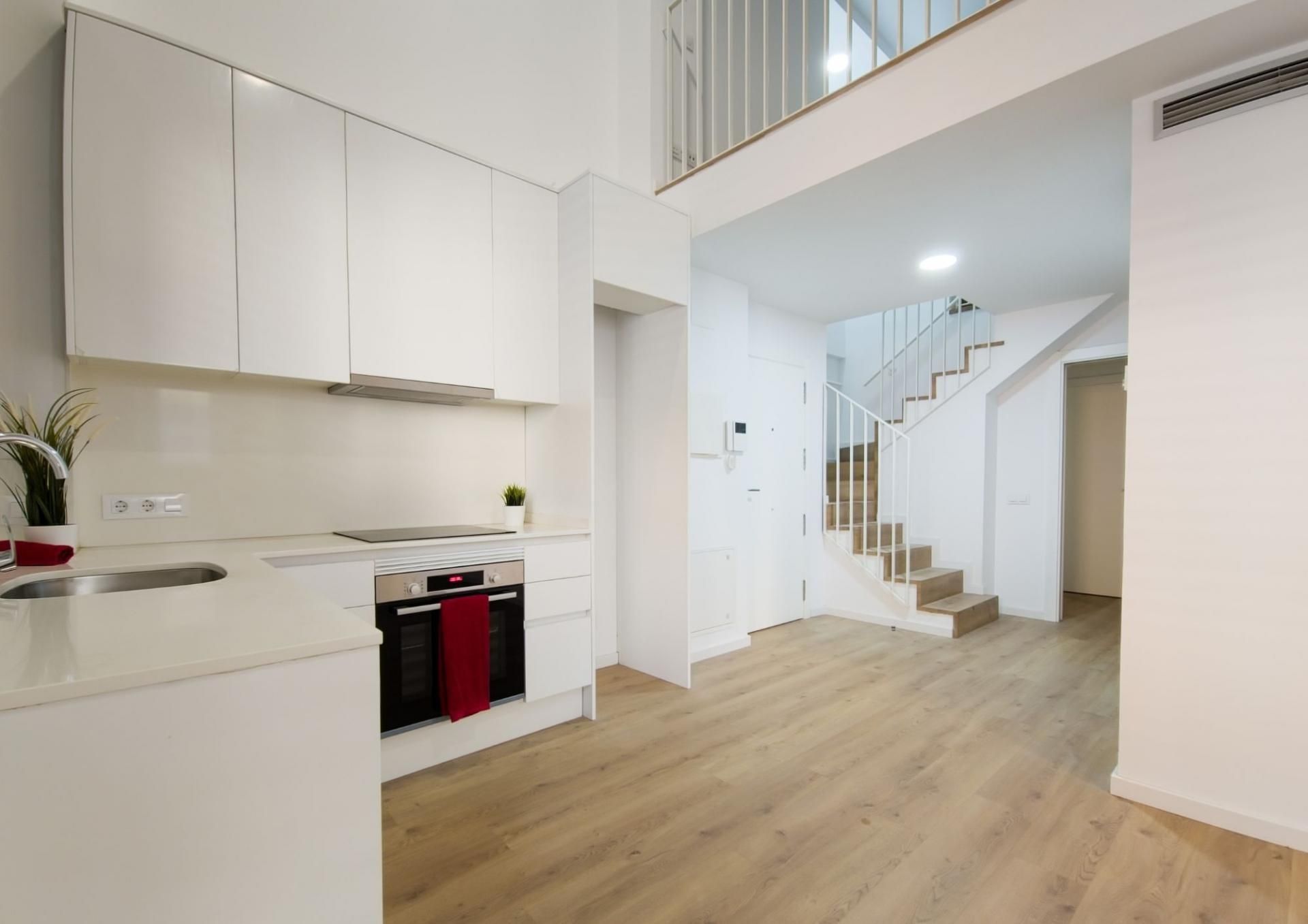 Cuina de Dúplex en venda en  Barcelona Capital amb Aire condicionat i Calefacció