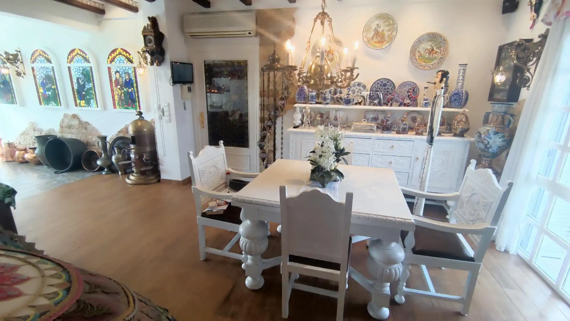 Dining room of Houses for sale in San Vicente del Raspeig / Sant Vicent del Raspeig  with Air Conditioner, Heating and Private garden