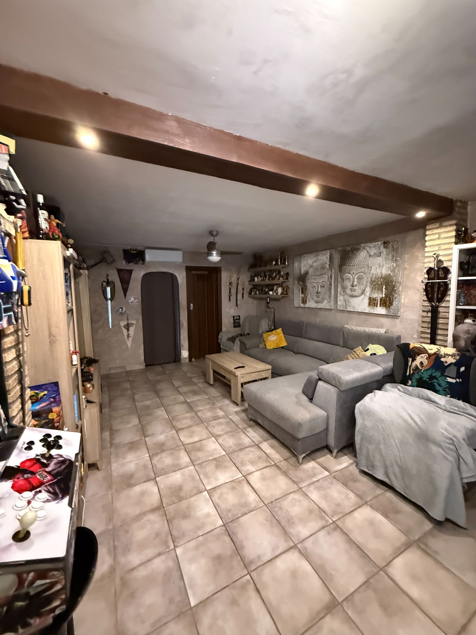 Wohnzimmer von Country house zum verkauf in Málaga Capital mit Klimaanlage, Heizung und Privatgarten