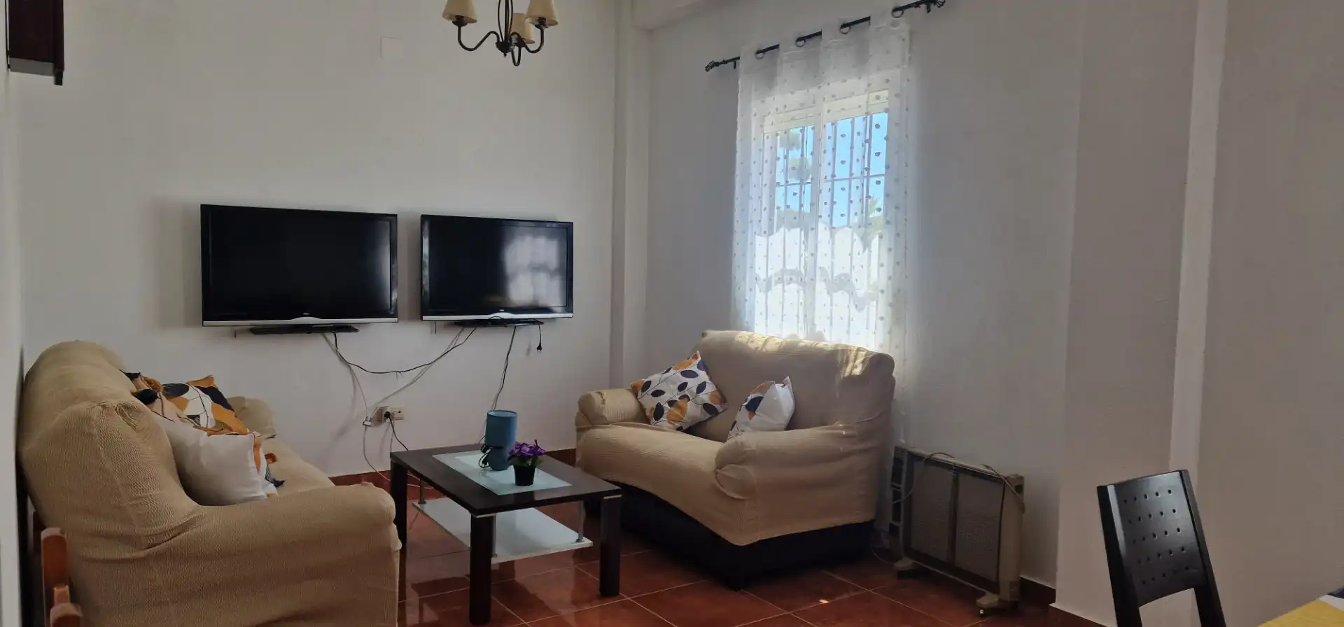 Sala de estar de Piso de alquiler en Islantilla con Terraza y Amueblado