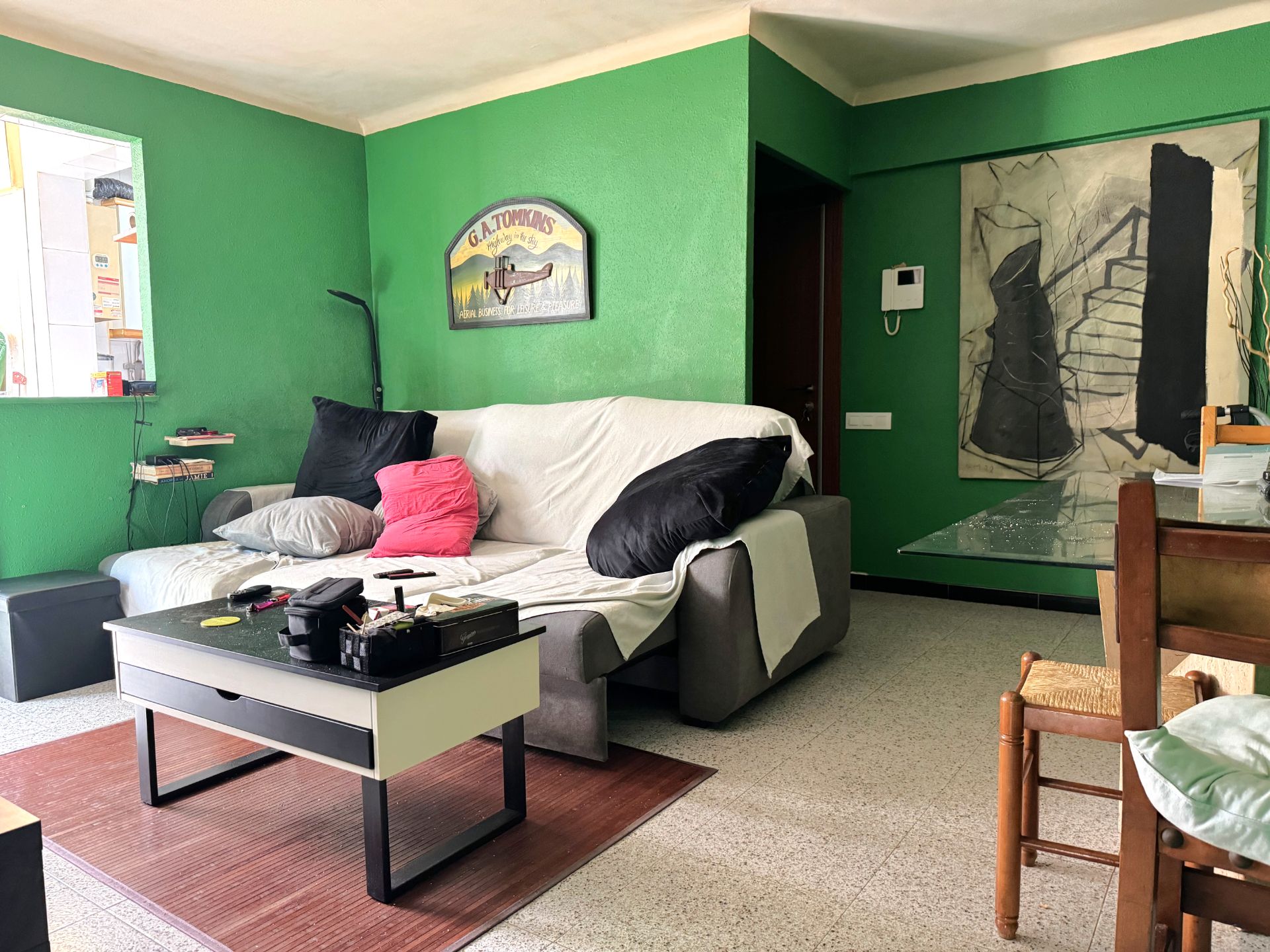 Living room of Flat for sale in  Barcelona Capital
