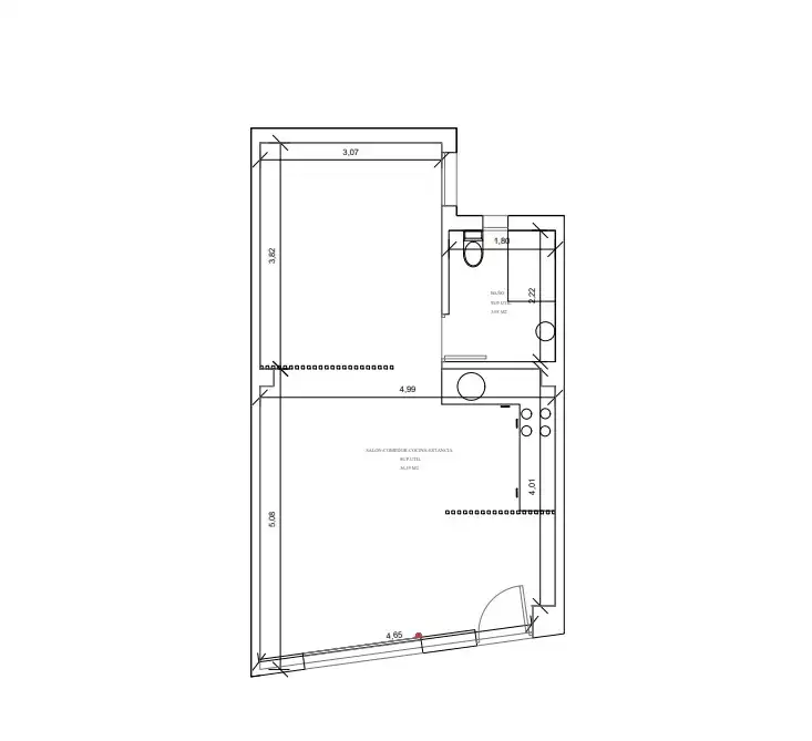 Planta baja en venta en Carabanchel