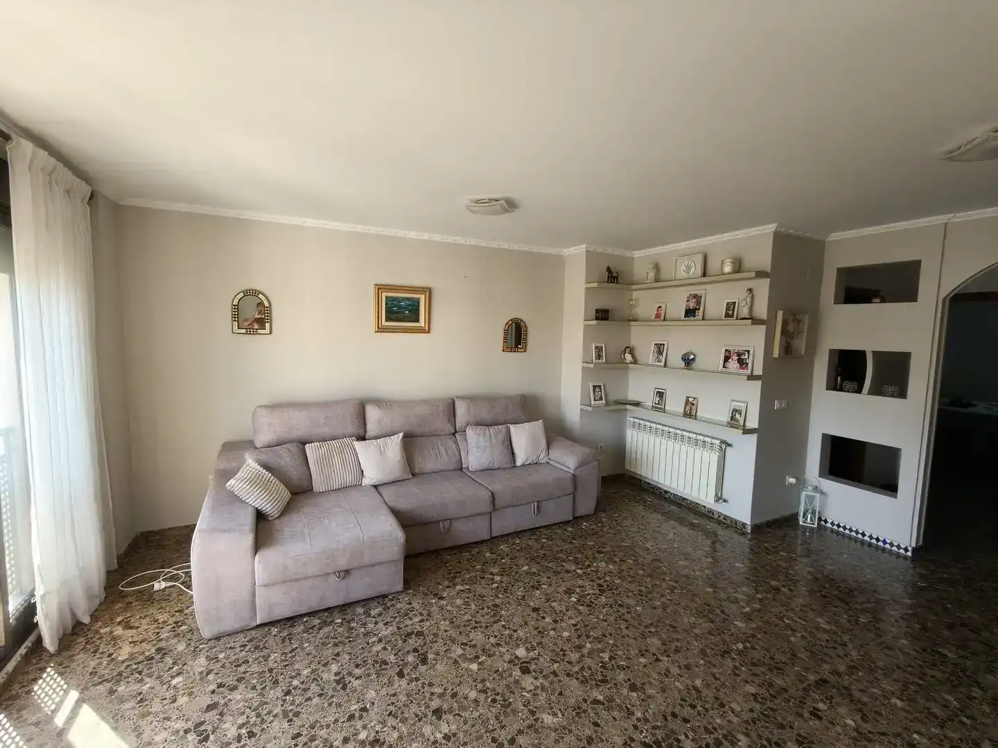 Sala d'estar de Pis en venda en Burriana / Borriana amb Balcó