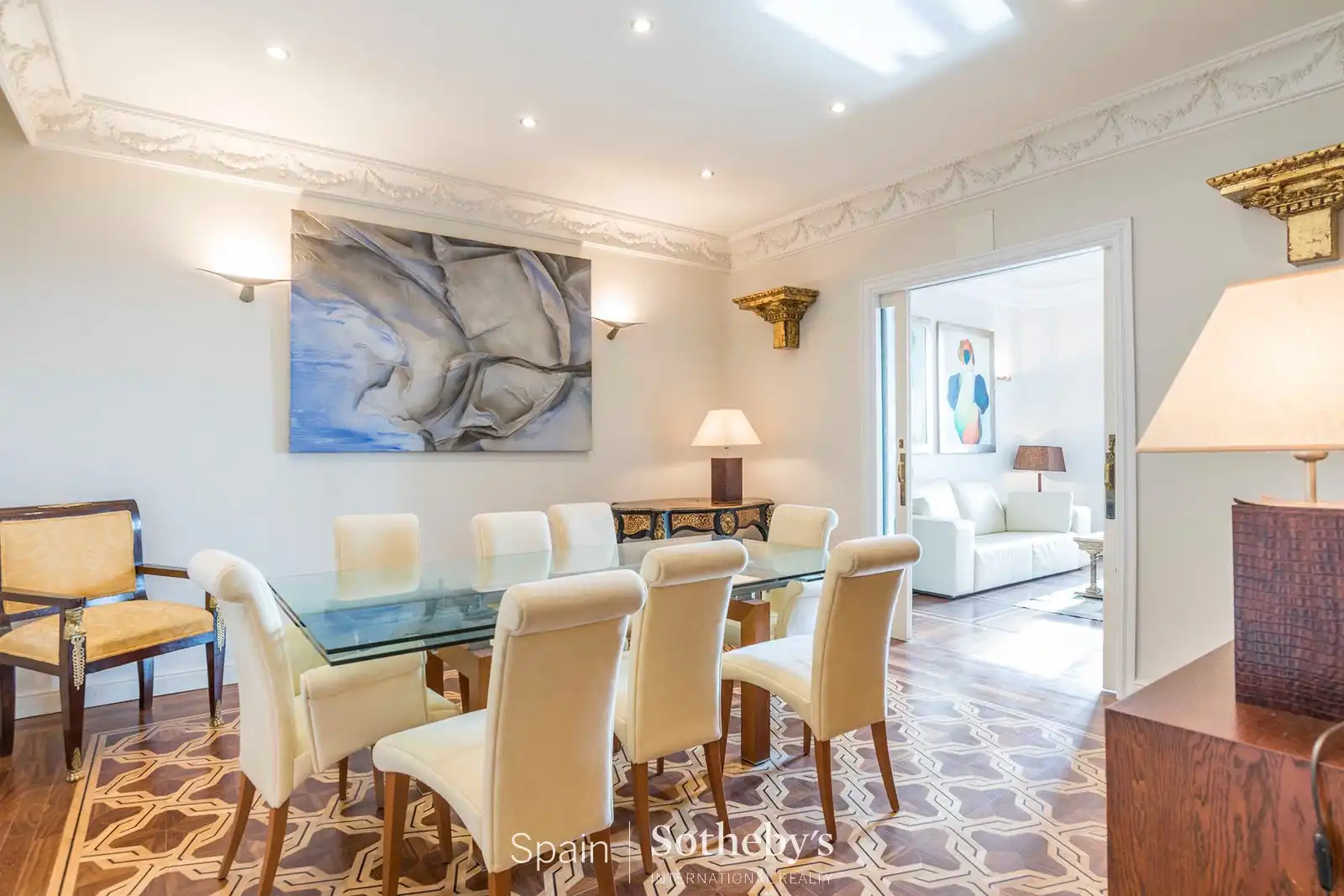 Menjador de Apartament de lloguer en Madrid amb Aire condicionat i Calefacció