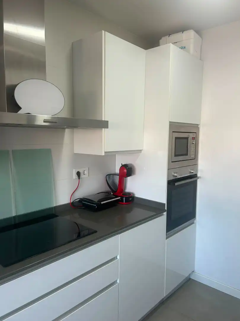 Cocina de Casa adosada en venta en Bormujos con Aire acondicionado, Jardín privado y Terraza