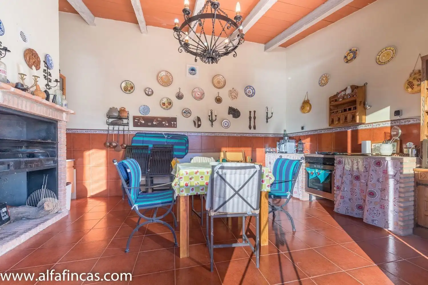 Cocina de Casa o chalet en venta en La Alberca de Záncara  con Jardín privado