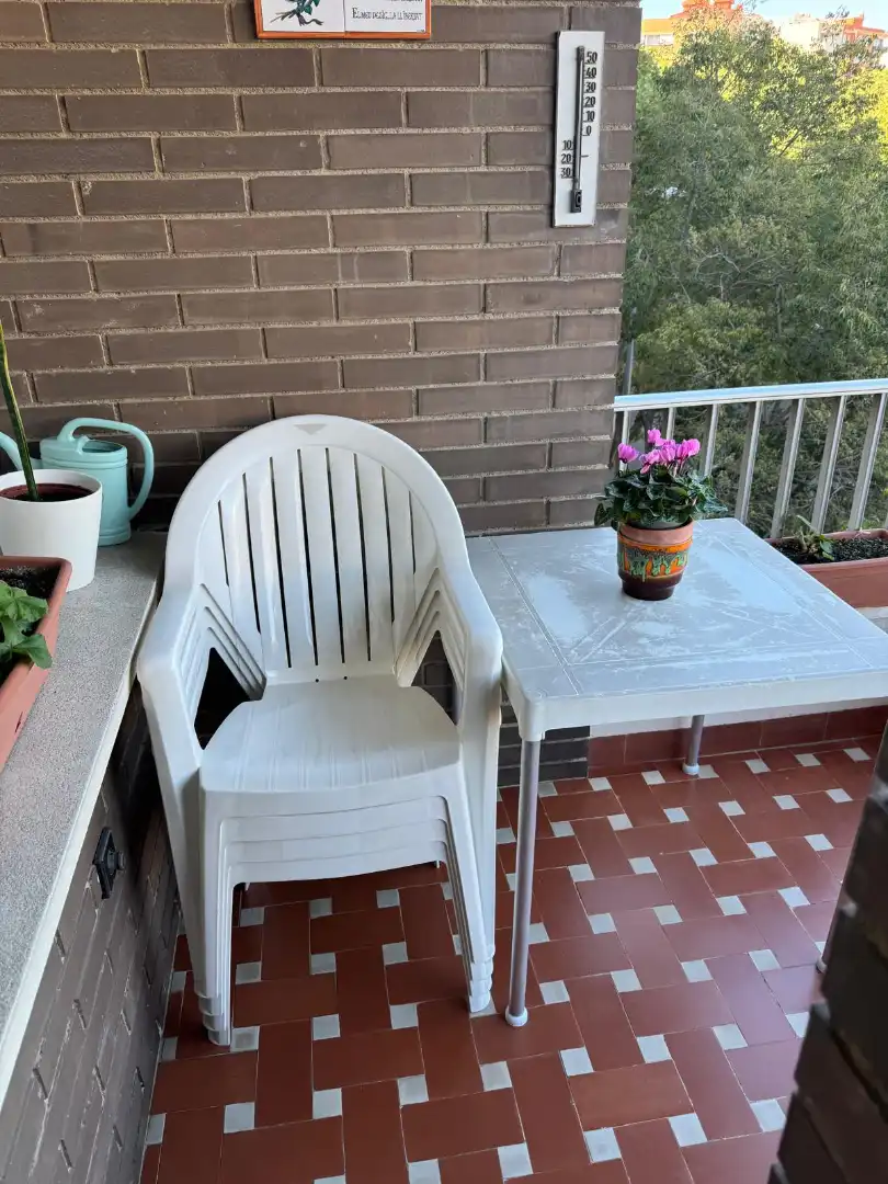 Terraza de Piso en venta en Badalona con Amueblado, Horno y Lavadora