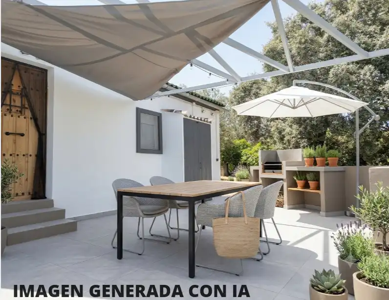 Terrasse von Country house zum Verkauf in Ronda mit Klimaanlage und Terrasse