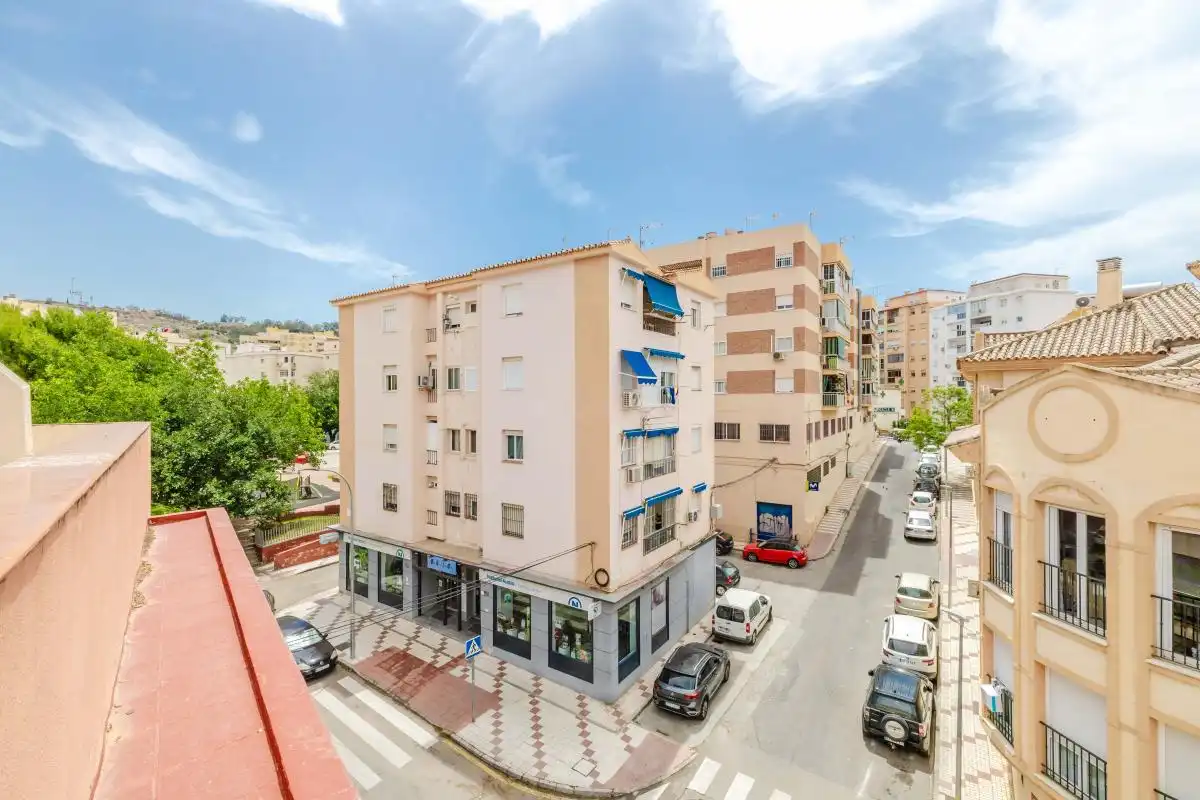 Vista exterior de Ático en venta en Málaga con Aire acondicionado, Calefacción y Jardín privado