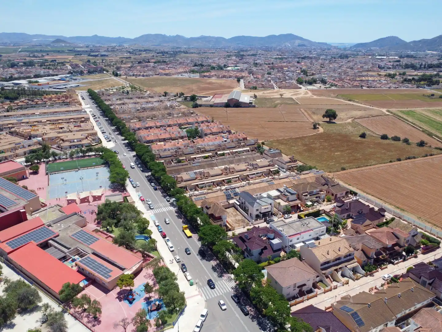 Vista exterior de Casa o chalet en venta en Cartagena con Aire acondicionado, Jardín privado y Terraza