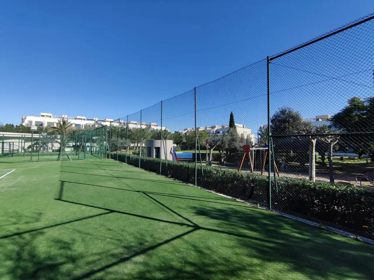 Garten von Wohnung zum Verkauf in San Jorge / Sant Jordi mit Klimaanlage, Heizung und Terrasse