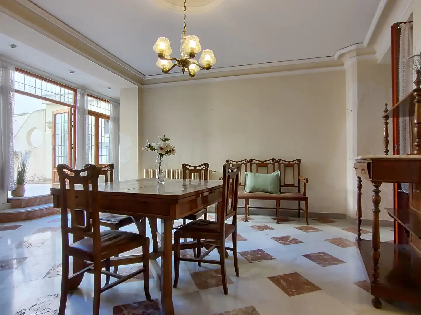 Dining room of Houses for sale in Aspe  with Air Conditioner, Heating and Private garden