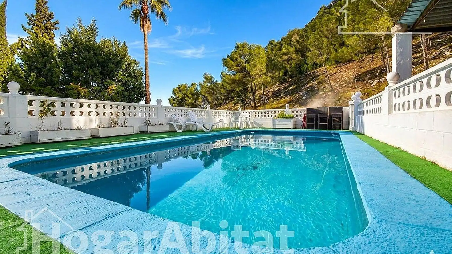 Swimming pool of Houses for sale in Gandia  with Air Conditioner, Terrace and Swimming Pool