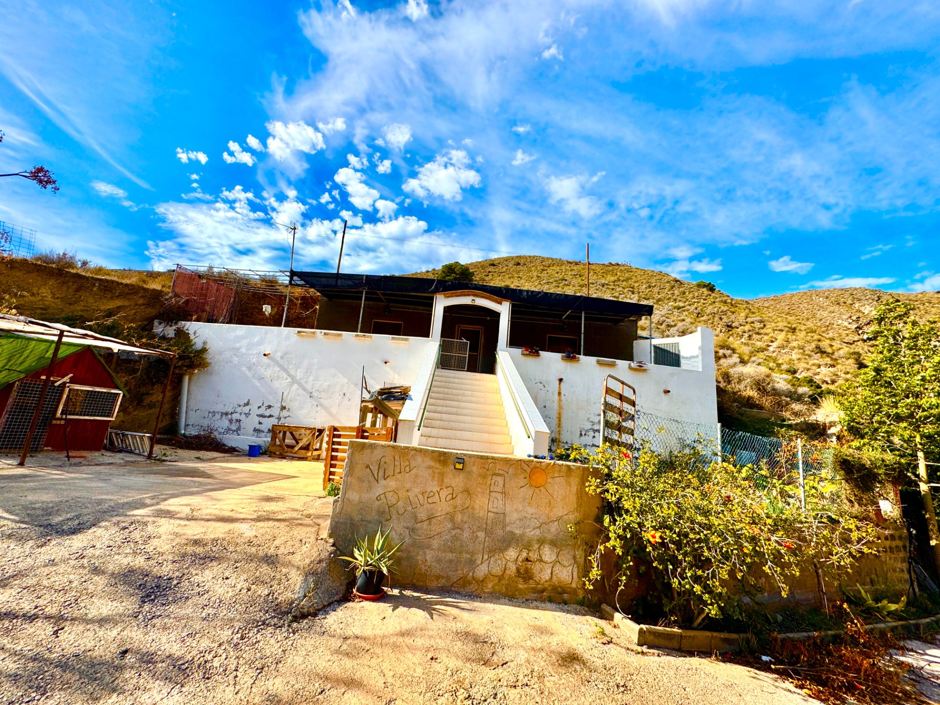 Außenansicht von Country house zum verkauf in Adra mit Heizung, Privatgarten und Terrasse