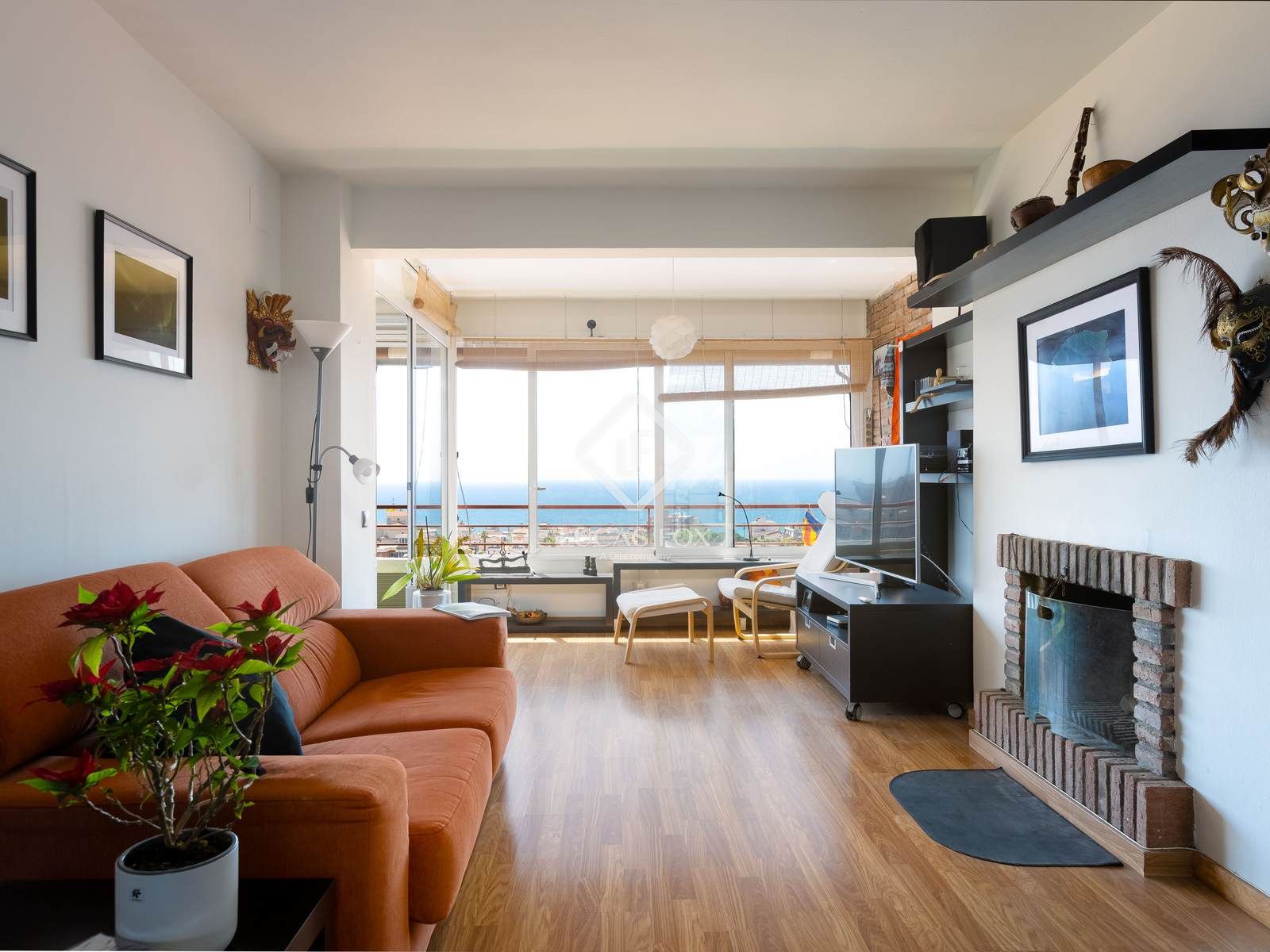 Living room of Attic for sale in Vilassar de Mar  with Terrace, Storage room and Swimming Pool