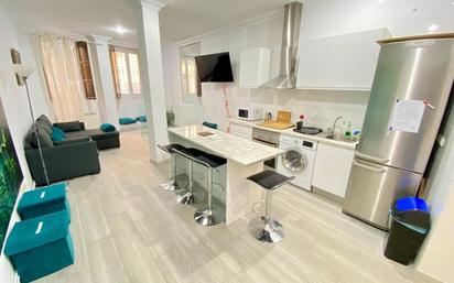 Kitchen of Flat for sale in  Madrid Capital  with Heating and Furnished