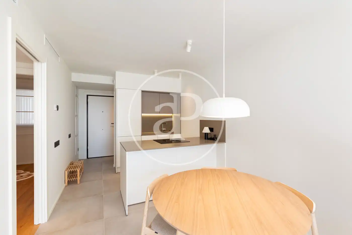 Küche von Wohnung zum Verkauf in Barcelona mit Klimaanlage, Heizung und Terrasse