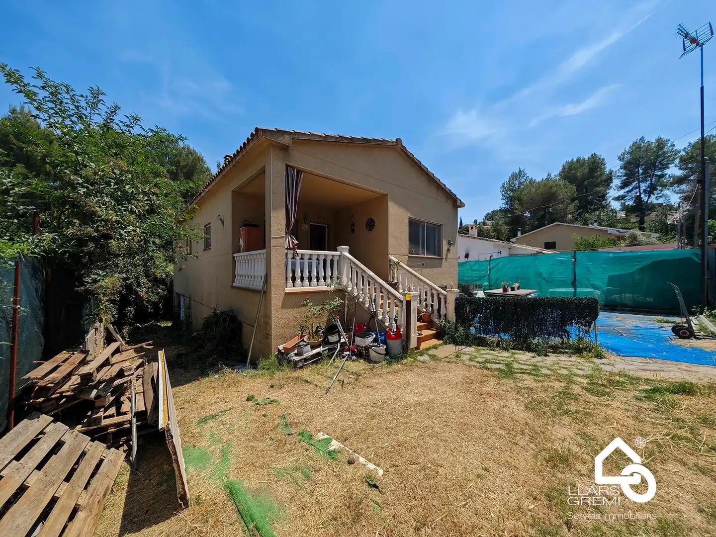 Vista exterior de Casa o xalet en venda en Cabrera d'Anoia amb Calefacció, Jardí privat i Terrassa