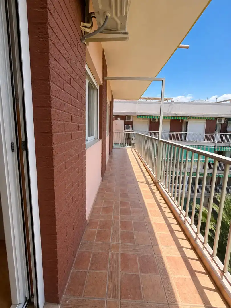 Terraza de Piso de alquiler en Valencia con Aire acondicionado, Amueblado y Horno