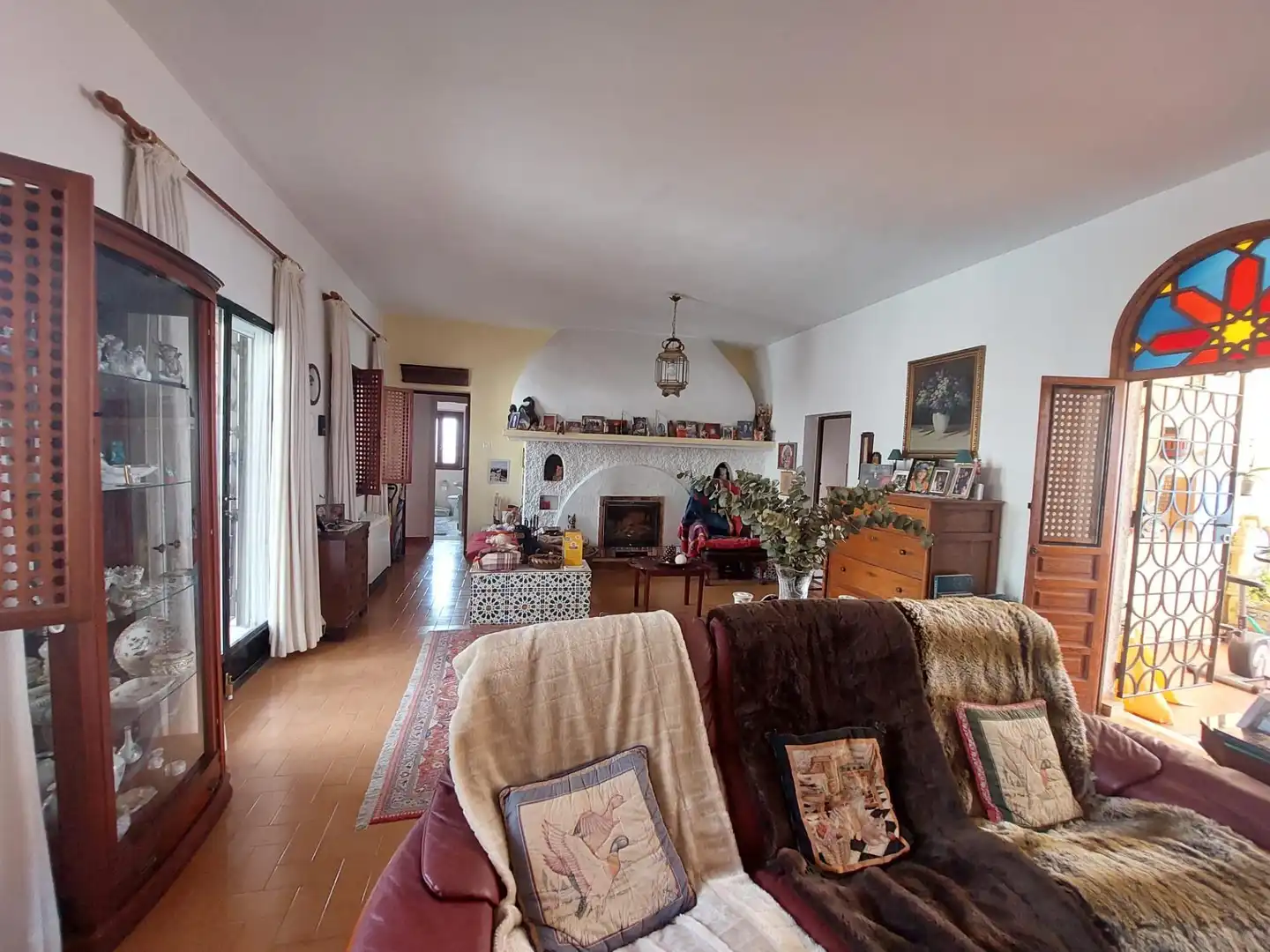 Sala de estar de Casa o chalet en venta en Enix con Aire acondicionado, Calefacción y Jardín privado