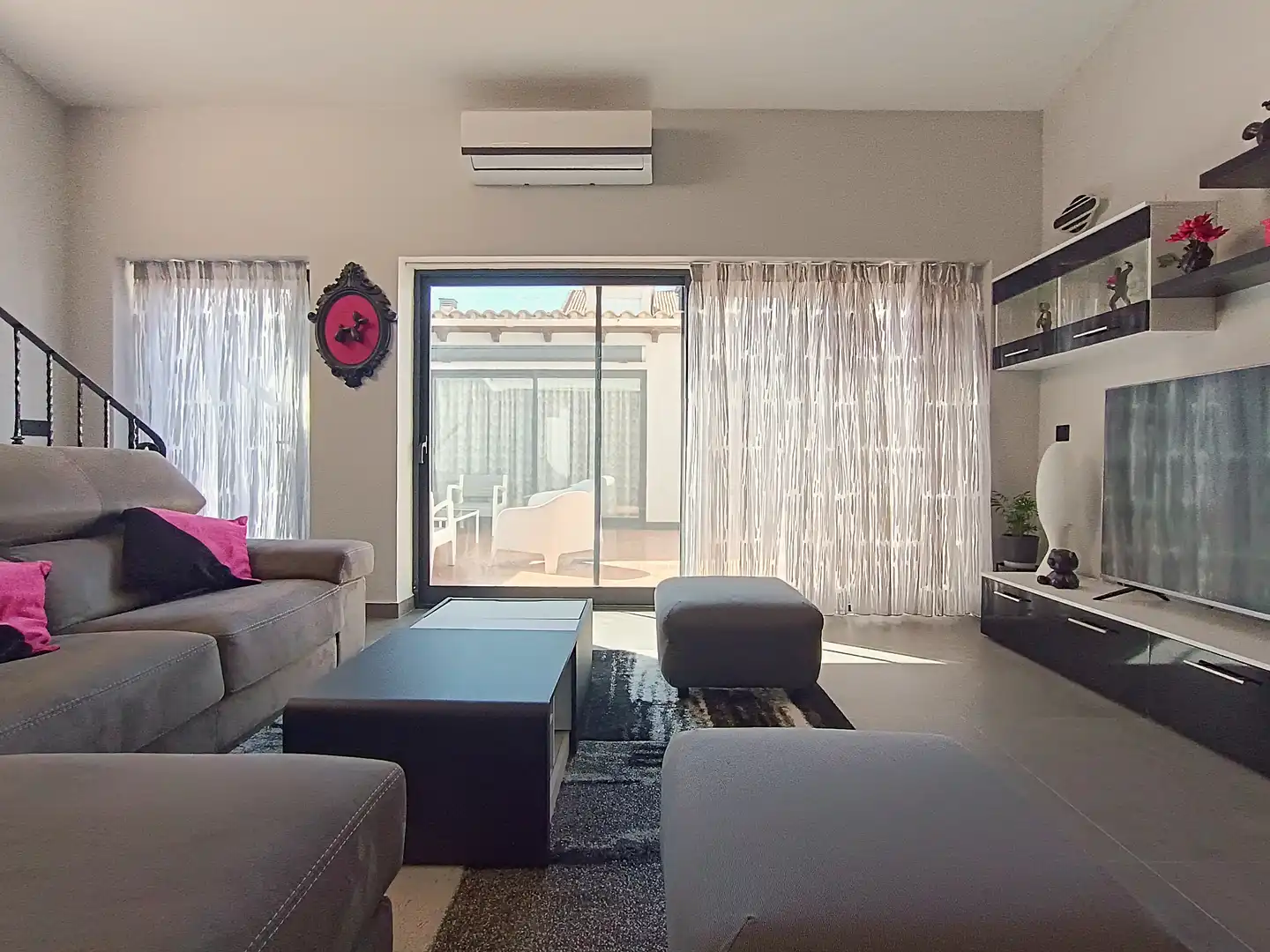 Sala de estar de Piso en venta en Brunete con Aire acondicionado, Calefacción y Jardín privado