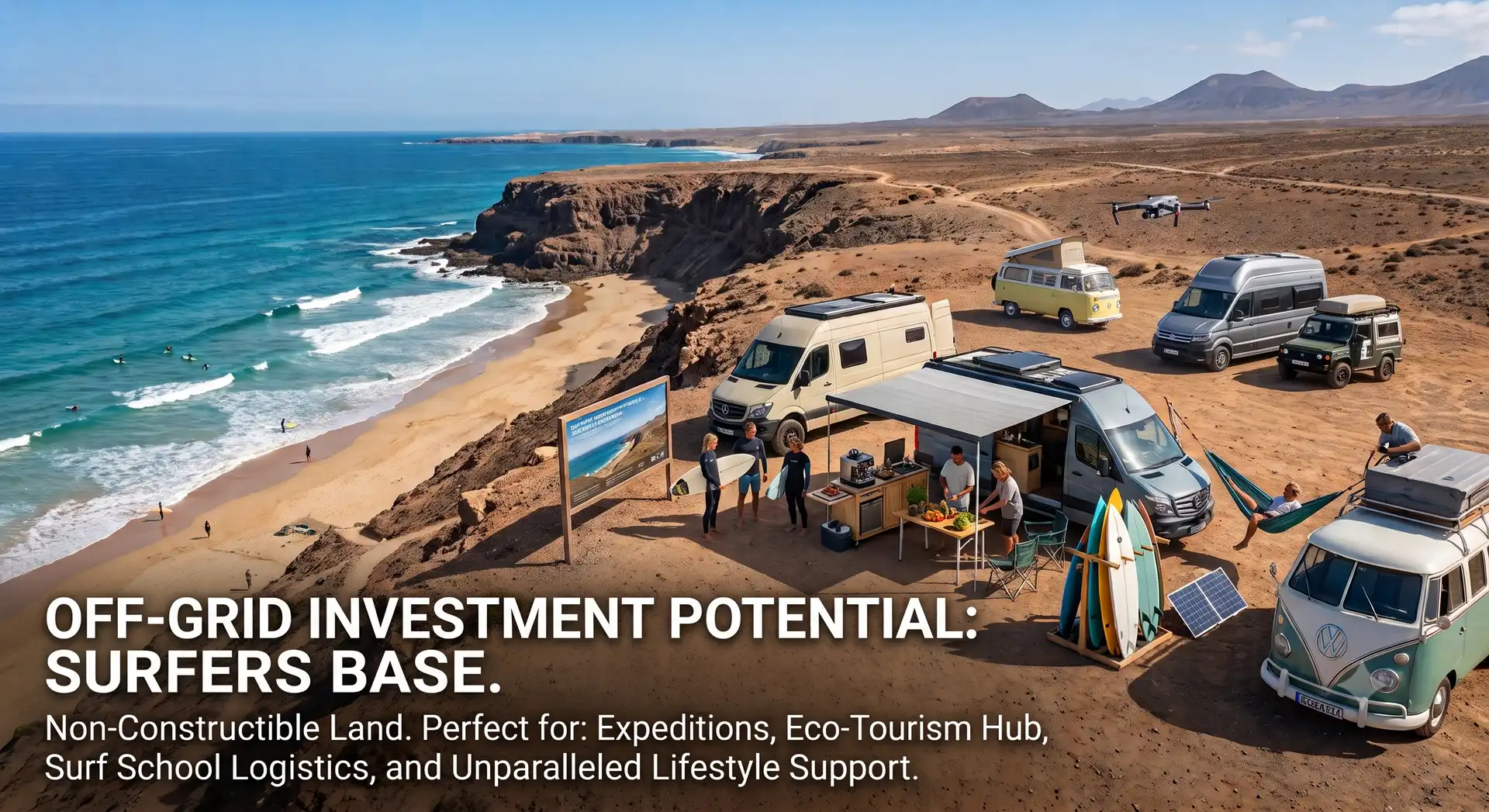 Vista exterior de Terreno en venta en La Oliva