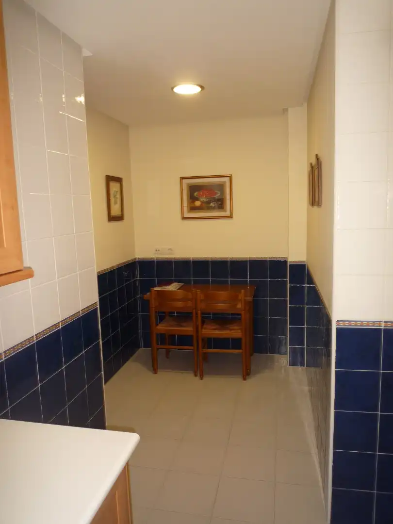 Comedor de Apartamento de alquiler en Málaga con Aire acondicionado, Amueblado y Lavadora