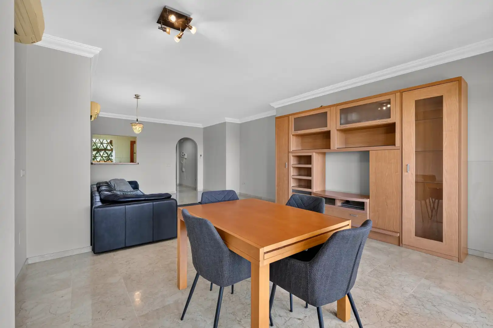 Dining room of Flat for sale in Mijas  with Air Conditioner, Terrace and Storage room